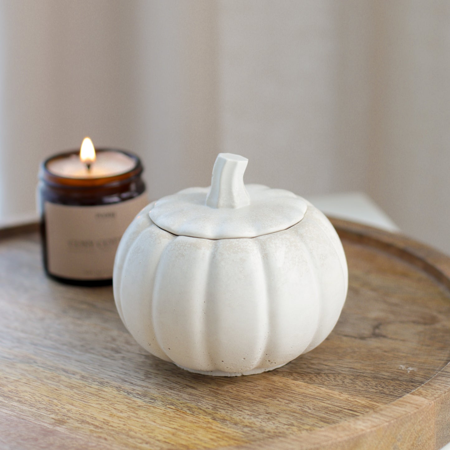 Pumpkin Stone Decor