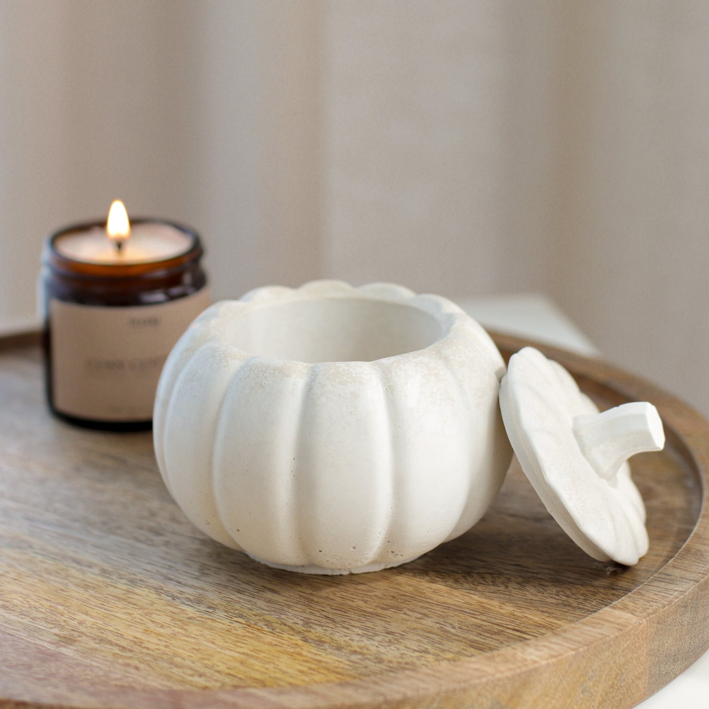 Pumpkin Stone Decor