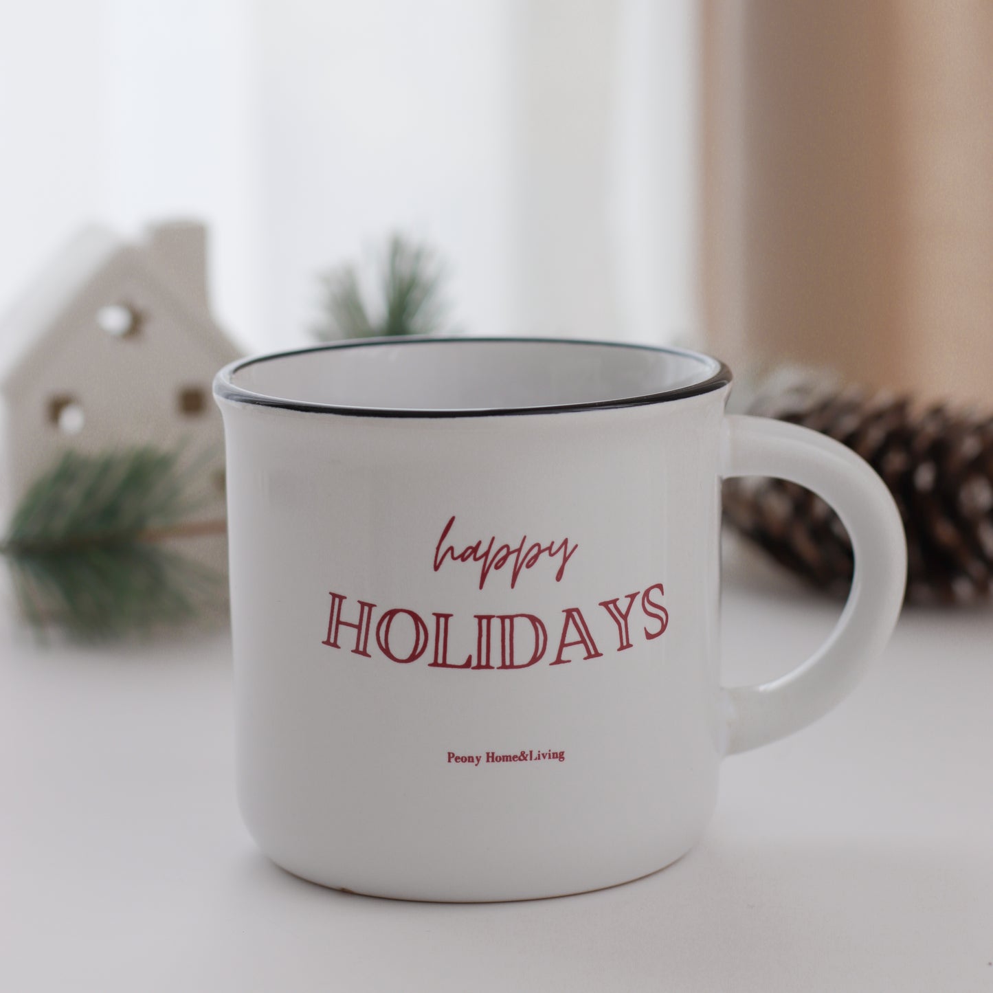 Happy Holidays Bögre